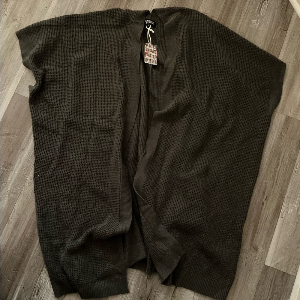 Known Supply long knit cover up cardigan